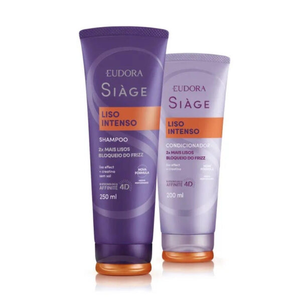 Kit Siàge Liso Intenso: Shampoo 250ml + Condicionador 200ml