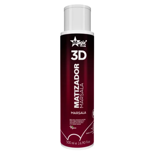 Matizador 3D Marsala - Efeito Marsala - 500ml