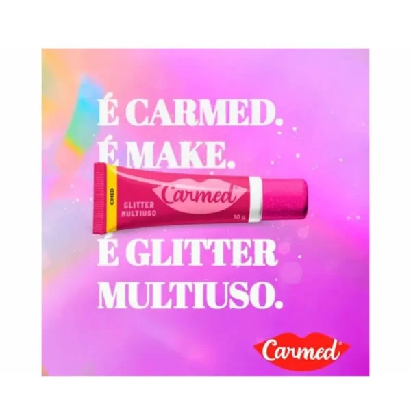 Hidratante Labial Multifuncional Carmed Glitter 3 em 1 Tutti Frutti - Image 3