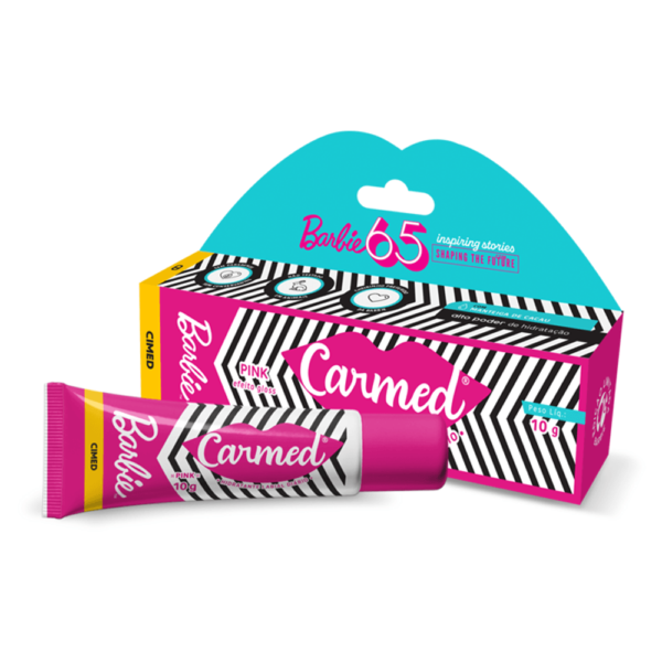 Hidratante Labial Barbie Rosa Pink  Carmed