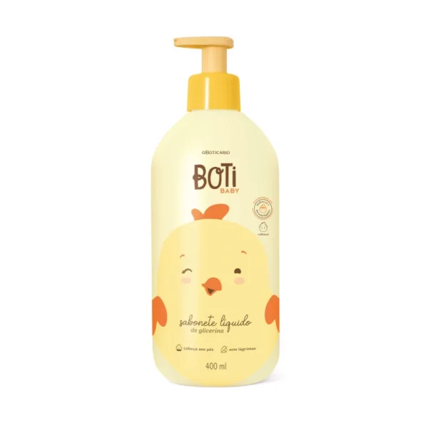 O Boticário Boti Baby Sabonete Líquido De Glicerina 400ml