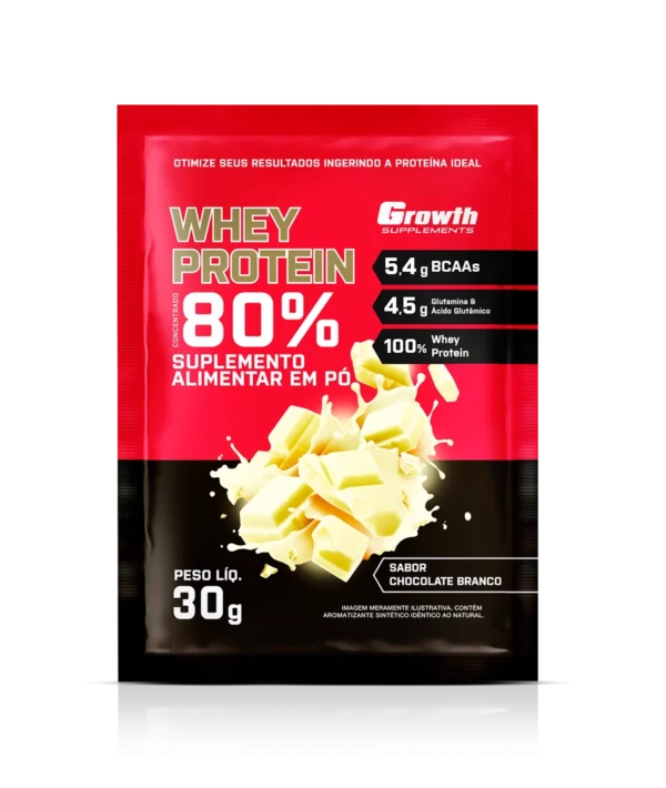 Growth Whey Sachê Chocolate Branco -