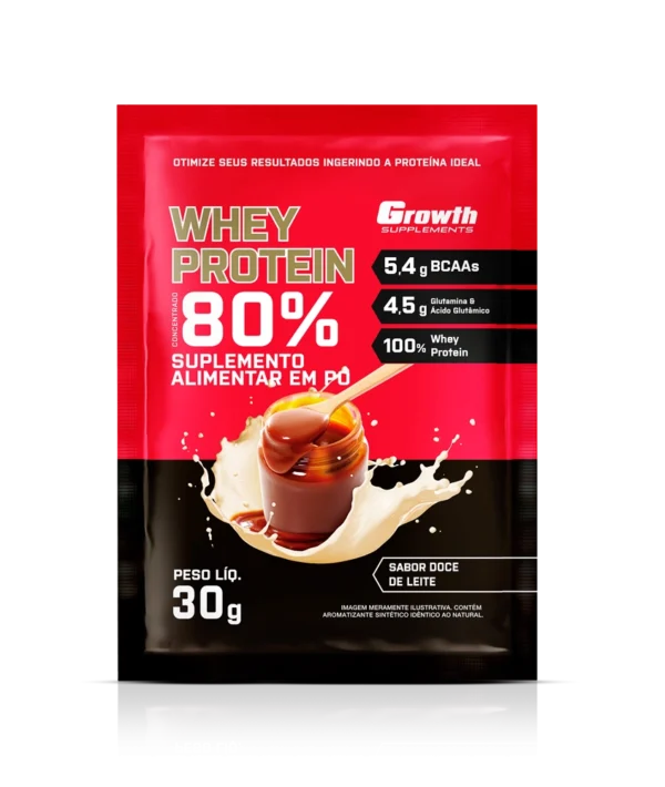 Growth Whey Sachê Doce de leite  – 30g