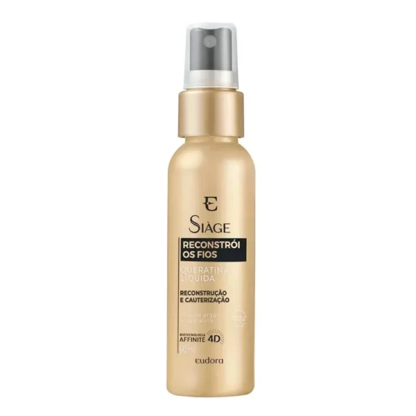 Queratina Líquida Eudora Siàge Reconstrói os Fios 60ml