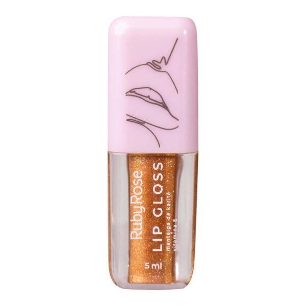 Lip Gloss Glitter - Ruby Rose-FIREFLY