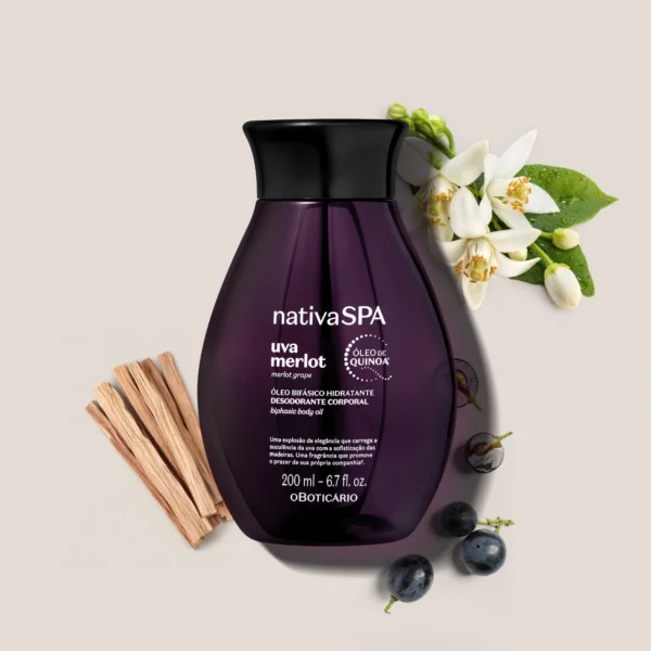 Óleo Bifásico Desodorante Corporal Nativa Spa Uva Merlot - Image 2