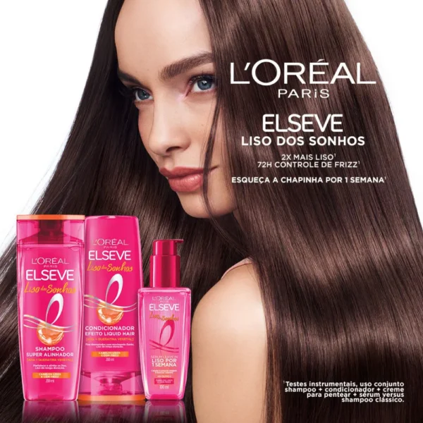Kit Liso dos Sonhos Shampoo+ Condicionador +Sérum - Image 2