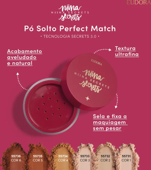 Niina Secrets Pó Solto Perfect Match Cor 2 - Image 2