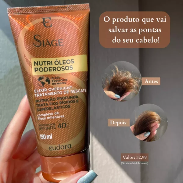 Elixir Capilar Overnight  Nutri Óleos Poderosos - Imagem 2