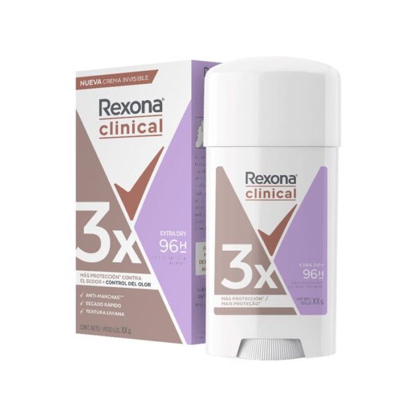 Rexona Clinical Stick Feminino Extra Dry 58g