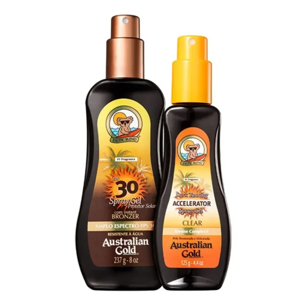 Kit Protetor Solar e Bronzeador Australian Gold FPS30 237ml - Imagem 3
