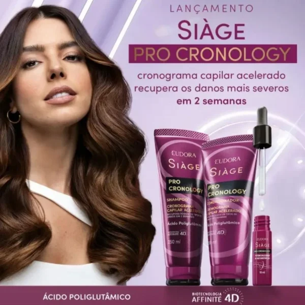 Kit Siàge Pro Cronology: Shampoo  + Condicionador - Imagem 2