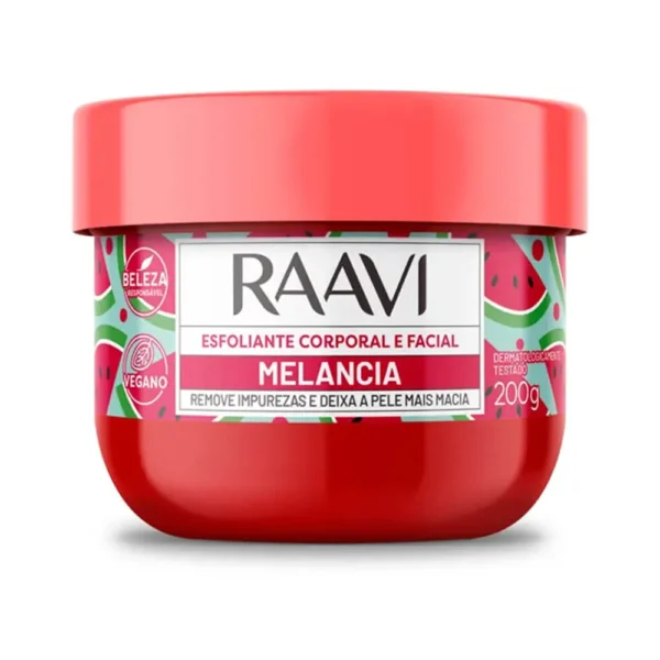 Raavi  Esfoliante Corporal e Facial Melancia