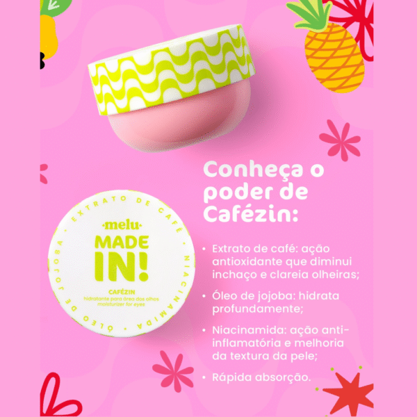 Hidratante Para Área Dos Olhos Cafézin Made In! Melu - Imagem 2