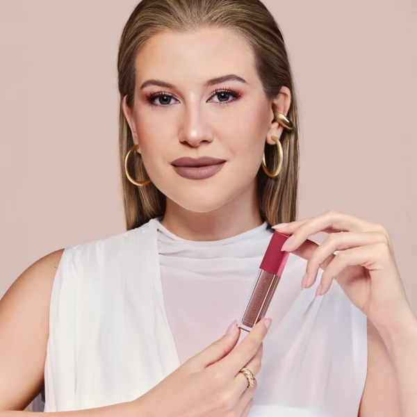Niina Secrets Skinny Matte Batom Líquido Malva Camélia - Imagem 2