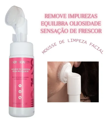 Mousse de Limpeza Rosa Mosqueta Lady Beauty - Imagem 2