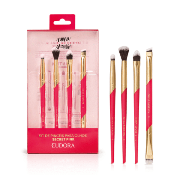 Kit de Pincéis para Olhos Niina Secrets