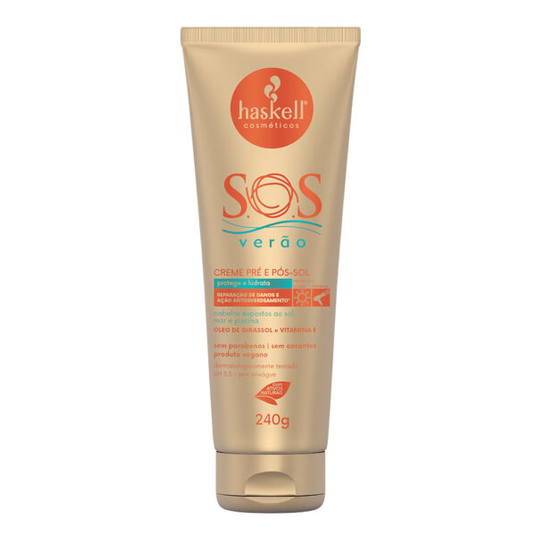 Haskell Creme Pré e Pós-Sol S.O.S Verão 240g
