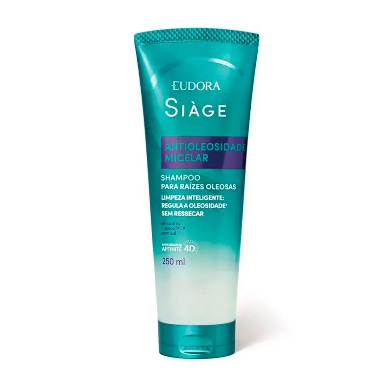 Shampoo Eudora Siàge Anti Oleosidade Hidratação Micelar
