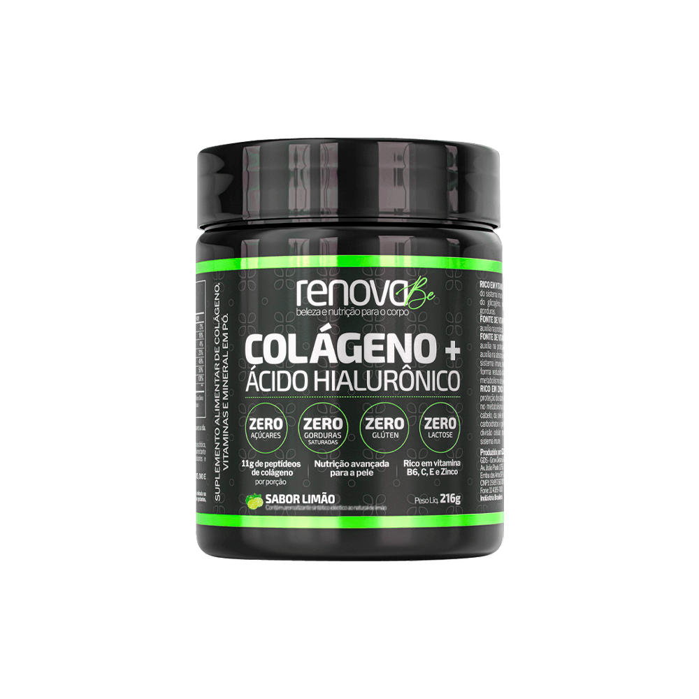 Renova Be Colágeno Sabor Limão 216gr