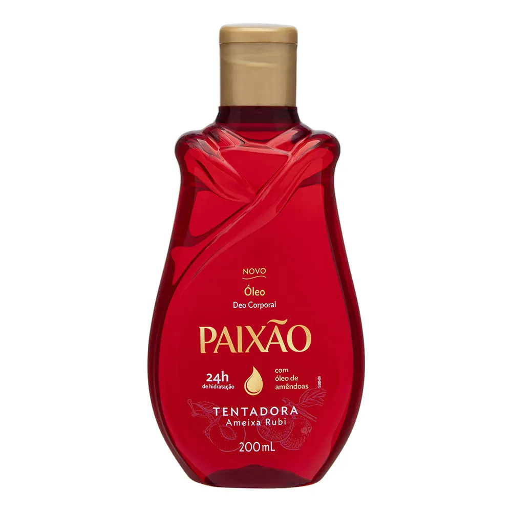 Óleo Deo Corporal Paixão Tentadora Ameixa Rubi 200ml