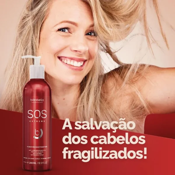 Reconstrutor Capilar Borabella 240 ml SOS Extreme - Imagem 3