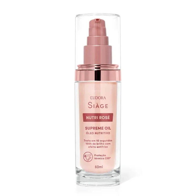Óleo Nutritivo Capilar Nutri Rose Supreme Oil Siage