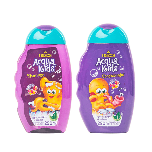 Kit Shampoo e Condicionador 250ml Acqua Kids Tutti Frutti