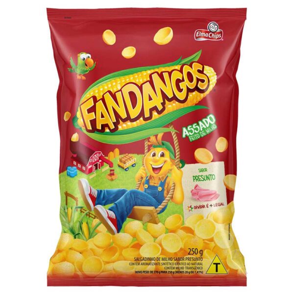 Salgadinho De Milho Presunto Elma Chips Fandangos 250g