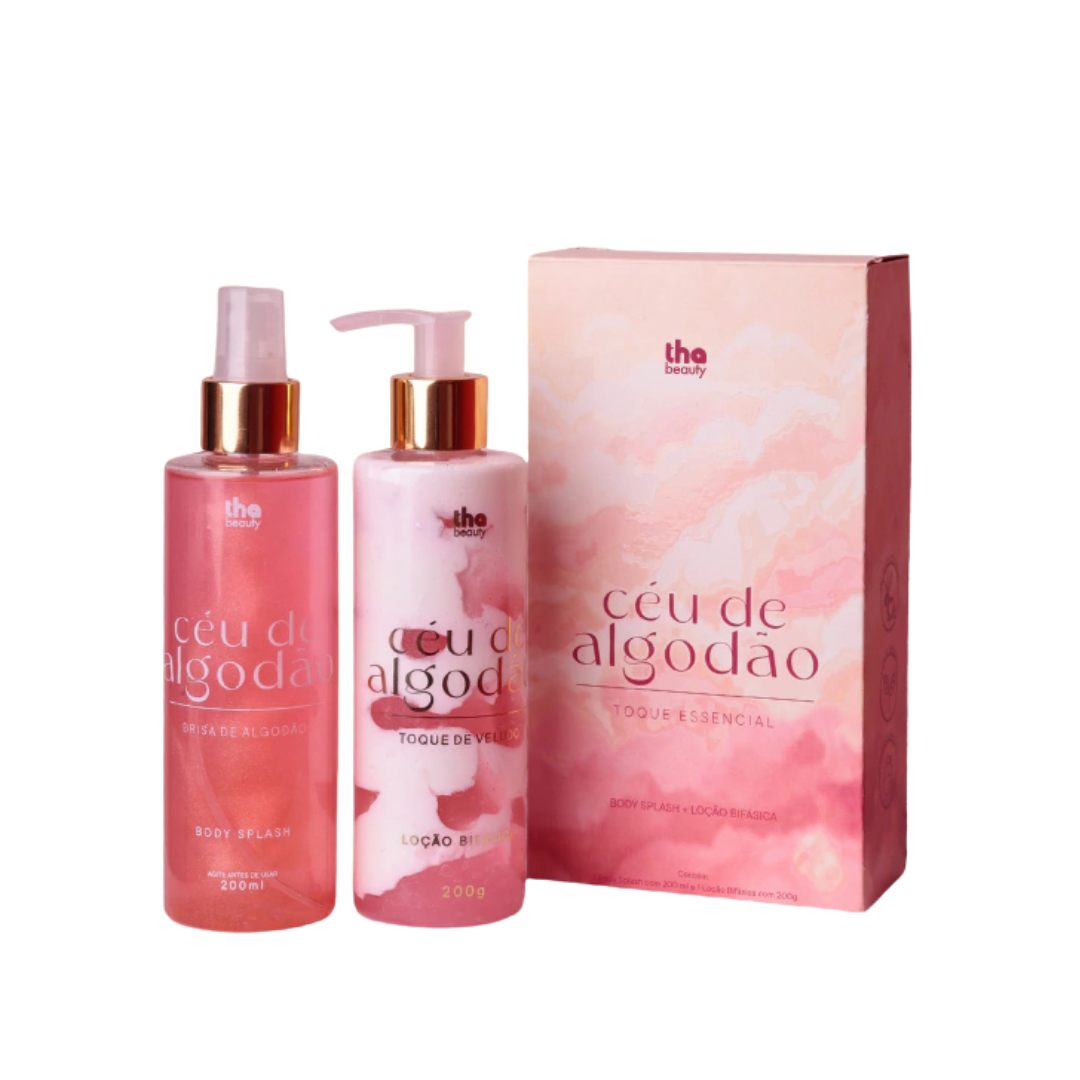Thabeauty  Céu de Algodão: Body Splash + Loção Hidratante