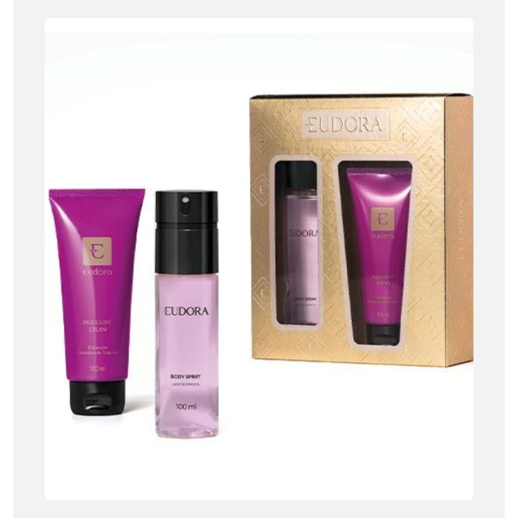 Kit Eudora Indulgent Hidratante + Body Spray 100ml