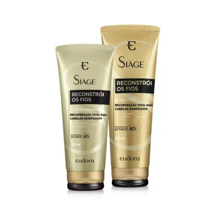 Combo Siage Reconstrói Os Fios Shampoo+condicionador
