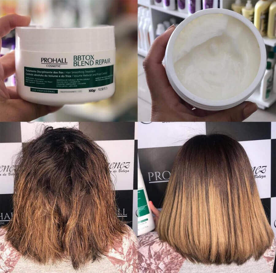 Prohall Bt-o.x Capilar Blend Repair Sem Formol 300g - Imagem 2