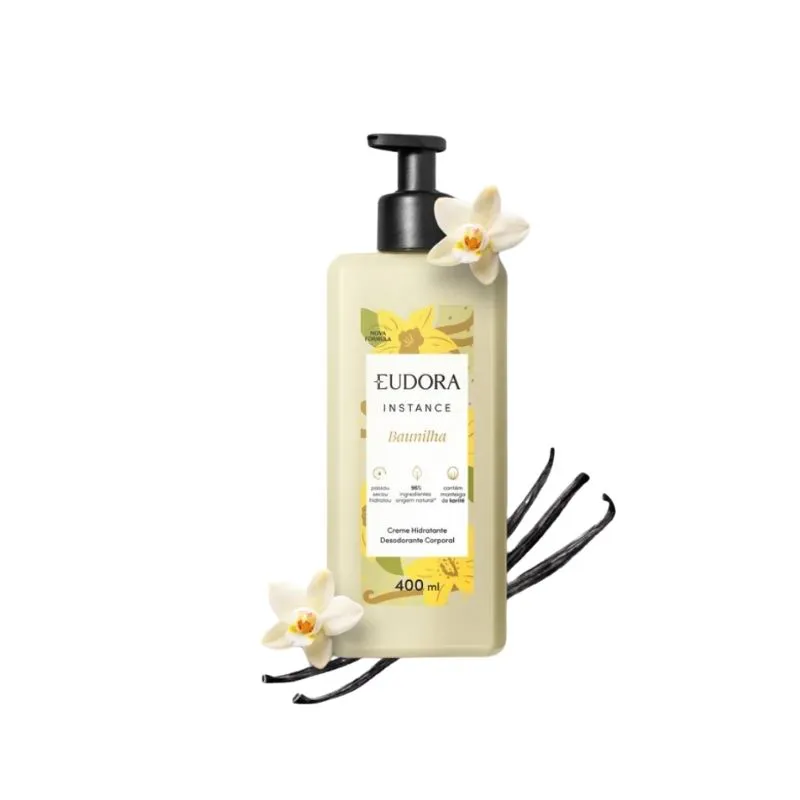 Creme Hidratante Desodorante Corporal Instance Baunilha