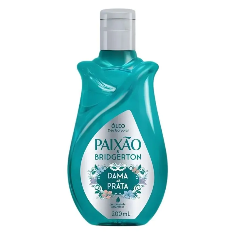 Óleo Corporal Paixão Bridgerton Dama de Prata 200ml