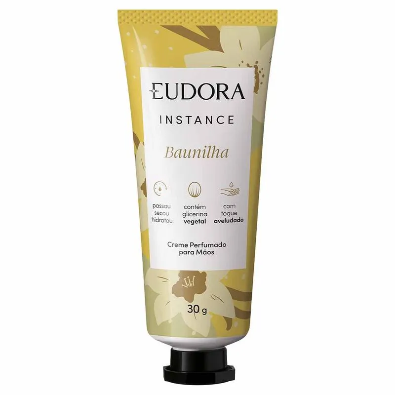 CREME PERFUMADO MAOS INSTANCE BAUNILHA 30G