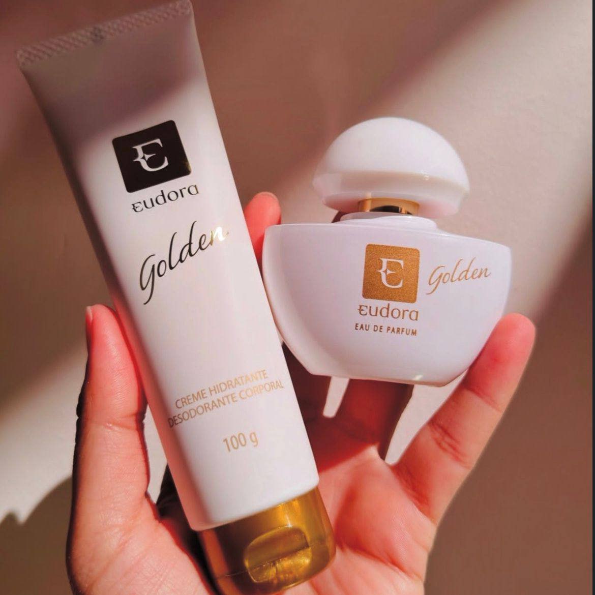 Golden: Eau De Parfum 35ml + Creme Hidratante Desodorante Corporal - Imagem 2