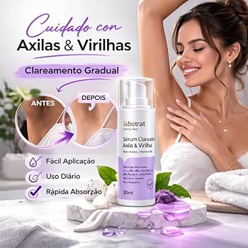 Labotrat Dermo Skin Sérum Clareador Axila & Virilha c/ Inibidor de Pelos 30ml - Imagem 2