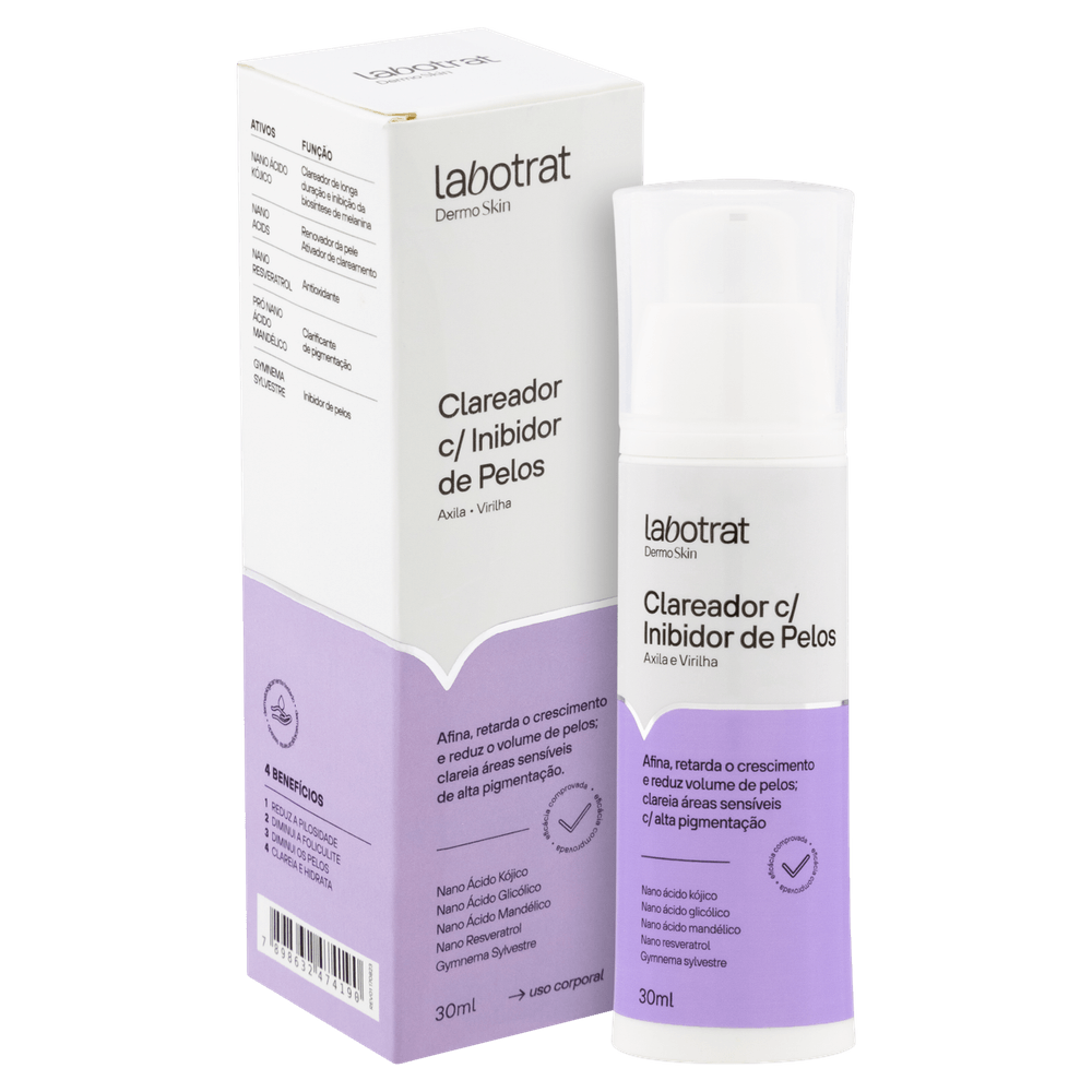 Labotrat Dermo Skin Sérum Clareador Axila & Virilha c/ Inibidor de Pelos 30ml