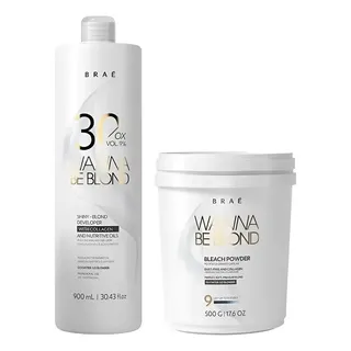 Kit Brae 30 Volumes 900Ml +Pó Descolorante Wanna Be Blond
